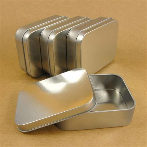 silver metal gift box|gift boxes with attached lids.